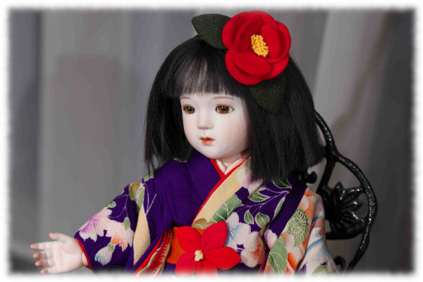 早春 西頭哲三郎 作 日本人形Japanese doll お気に入りの growthcenter